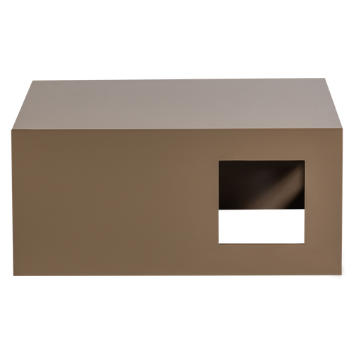 vtwonen salontafel Modern - MDF/Hout - Hoogglans Zand - 40x88x88