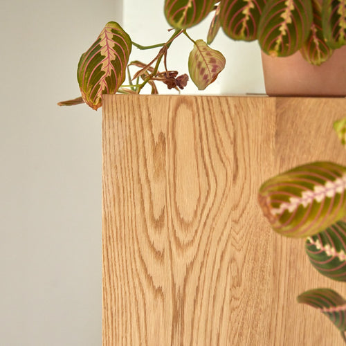 Tikamoon Massief eikenhouten kolomkast - Naturel - vtwonen shop