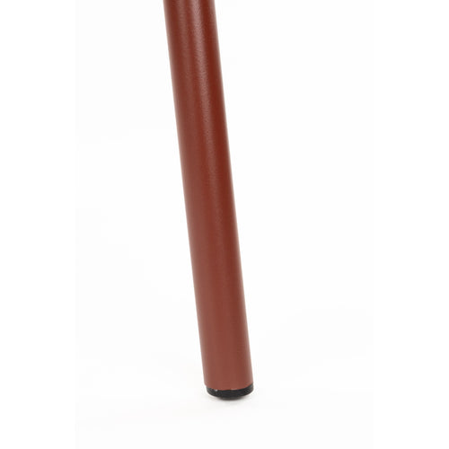Zuiver Vondel Tuinstoel met Armleuning Rood - set van 2