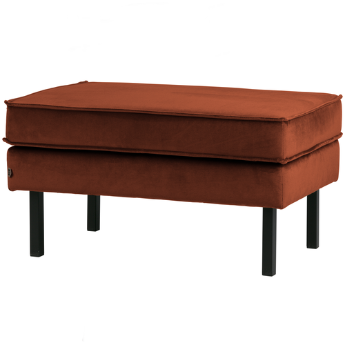 BePureHome hocker op poten Rodeo - Velvet - Roest - 45x84x54 - vtwonen shop