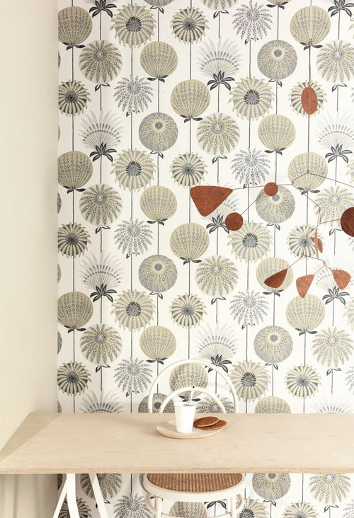 Masureel behang grafisch motief grijs - 53 cm x 10.05 m - 631856