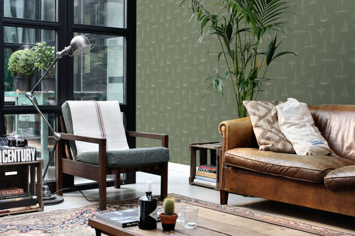 ESTAhome behang boten groen - 50 x 900 cm - 132087
