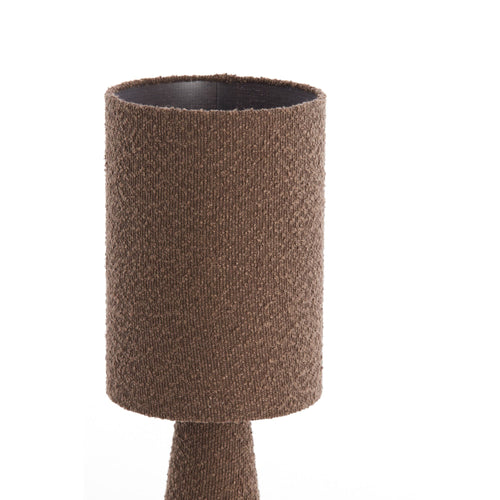 Light & Living tafellamp Micky - bruin - Ø20cm