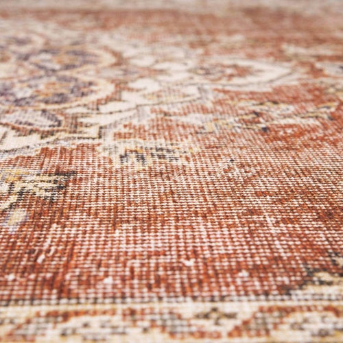 Vintage vloerkleed Zehra Oranje Interieur05