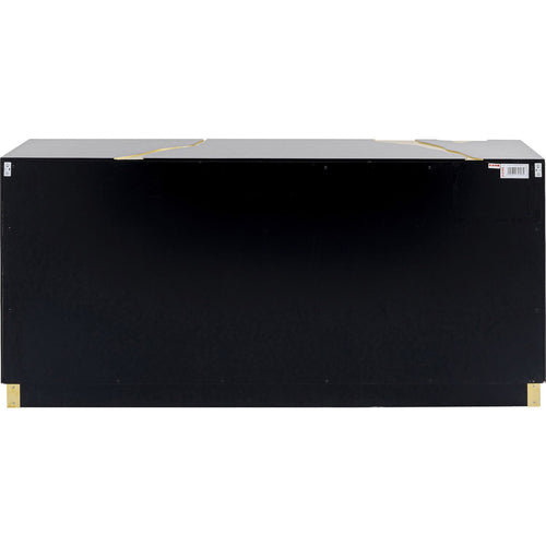 Kare Design Dressoir Cracked zwart en goud - vtwonen shop