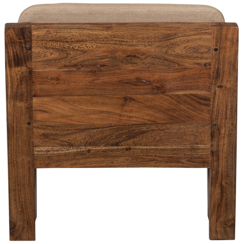 WOOOD fauteuil Opulent - Bouclé/Hout - Naturel - 75x70x80 - vtwonen shop