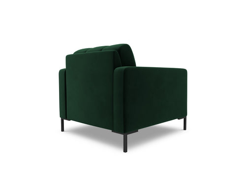 Cosmopolitan Design Fauteuil Bali flueel, flessengroen - 96x87x75cm