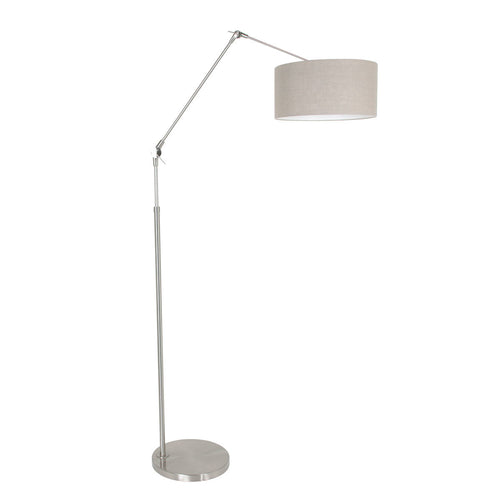 Steinhauer vloerlamp prestige - 1 lichts - 145x 250 cm - mat chroom grijs - vtwonen shop