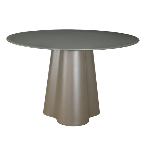 DÉJA Living Eettafel Esra - Rond Kaki Glas/MDF - 120x120x76cm