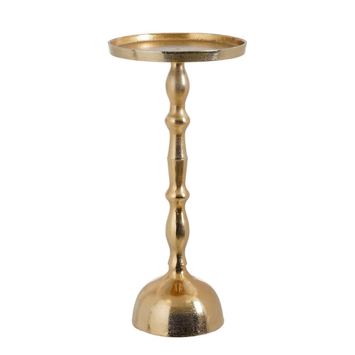 Mica Decorations Duco Bijzettafel - H54 x Ø25 cm - FSC 100% - Gerecycled Aluminium - Goud