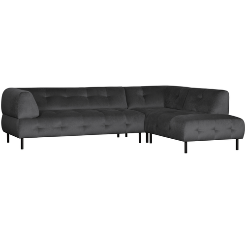 WOOOD hoekbank rechts Lloyd - Polyester - Cast Iron - 77x267x91/205