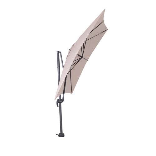 Hawaii parasol S - 250x250 cm - carbon black - ecru - vtwonen shop