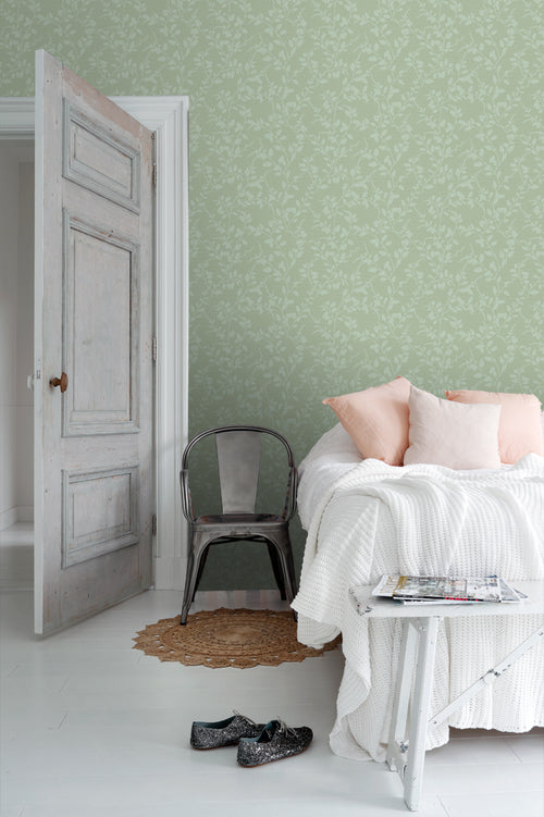 ESTAhome behang bladmotief groen - 53 cm x 10.05 m - 148731 - vtwonen shop