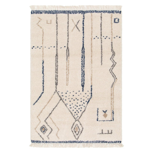 AFK Living vloerkleed Glyph - zeer zacht - blauw - 160 x 230 cm - vtwonen shop
