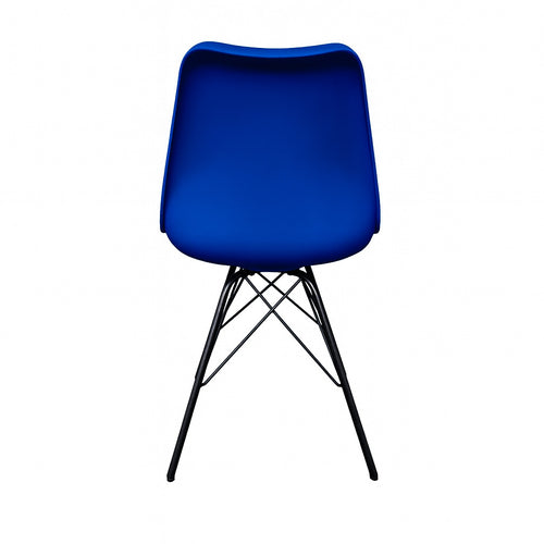 Kick kuipstoel Metal Luuk - Donkerblauw