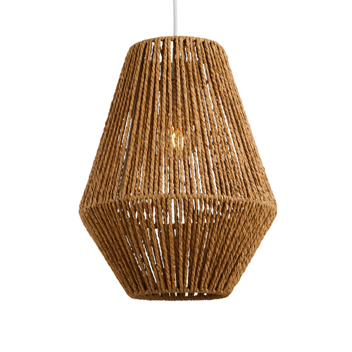 Lighto | Hanglamp Rotan Naturel Ø30 cm | Flora - vtwonen shop