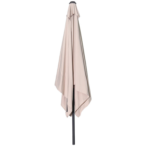 Garden Impressions stokparasol Lotus ecru 250x250 cm met Eureka voet en hoes