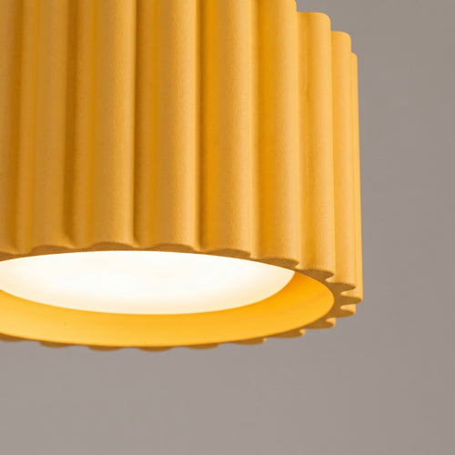 Sollux Lighting Plafondlamp AURA 1 geel Gx53 - 10x10x6cm