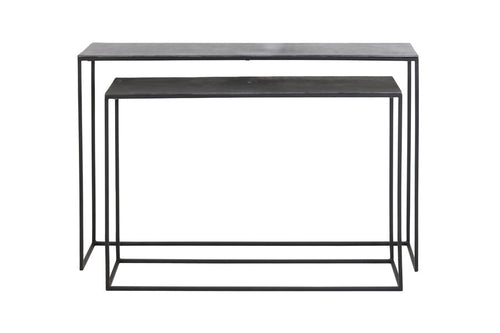 Light & Living tafel  - zwart - 120x25x80 cm