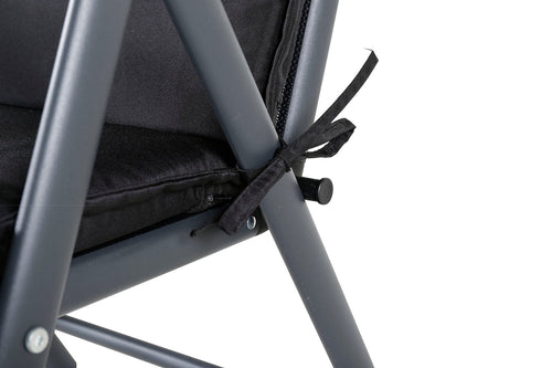 Rebellenclub Stoelkussen Buiten Begoni - Zwart