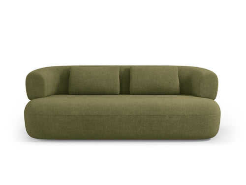 Micadoni Bank Jenny 3-zits, boucle, groente - 90x178x73cm