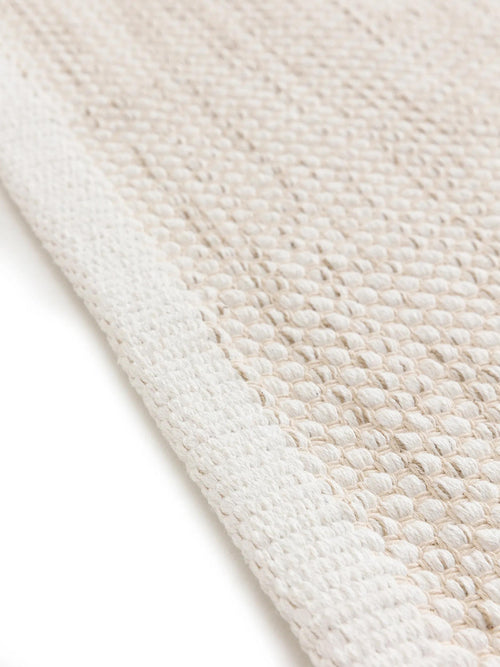 benuta katoenen loper Ron - créme - 80x250 cm
