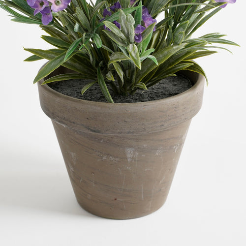 Mica Decorations Lavendel Kunstplant in Bloempot Stan - H33 x Ø20 cm - Paars - vtwonen shop
