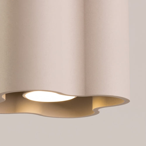 Sollux Lighting Plafondlamp OVIO 1 taupe GU10 - 12x12x10cm