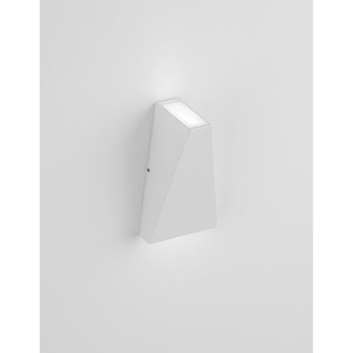 Merano Birmingham Outdoor Up Down Wandlamp Zandwit Aluminium, Glas LED 6W 397Lm 3000K IP54