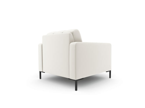 Cosmopolitan Design Fauteuil Bali structurele stof, lichtbeige - 96x87x75cm