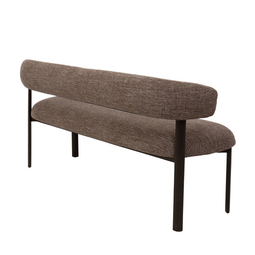 DÉJA Living Eetkamerbank Alamo - Taupe/Brons - 180cm