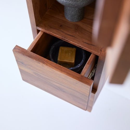 Tikamoon Kolomkast van massief palissander - Bruin - vtwonen shop