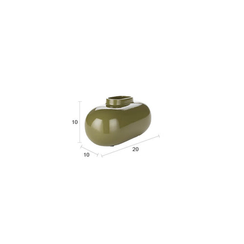 Dutchbone Droplet Vaas M groen