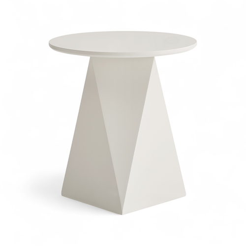 Furnhouse salontafel set Aura - Crème wit - Ø 50/80 cm