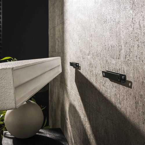 Giga Meubel Wandplank Stone - Wit Marmer Composiet - 200x29x8cm