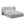 LaMiaSofa Bed met opbergruimte Trieste - chenille stof - beige - 230x215x110