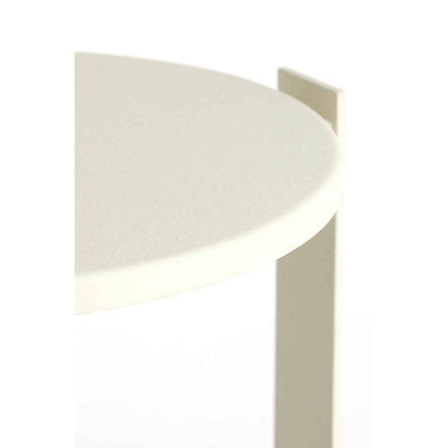 Light & Living bijzettafel Triana - wit - Ø45cm - vtwonen shop