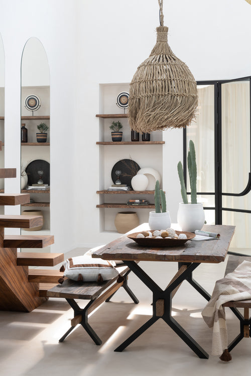 J-Line bank Verouderd - hout - bruin - vtwonen shop