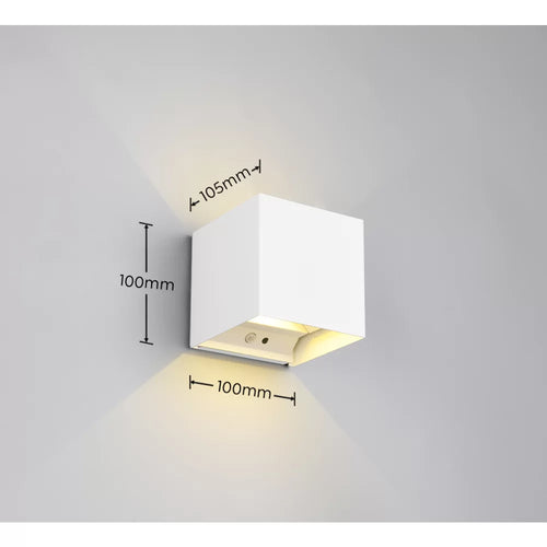 Trio Leuchten wandlamp Talent - 2 lichts - 10.5  x 10   cm - wit - vtwonen shop