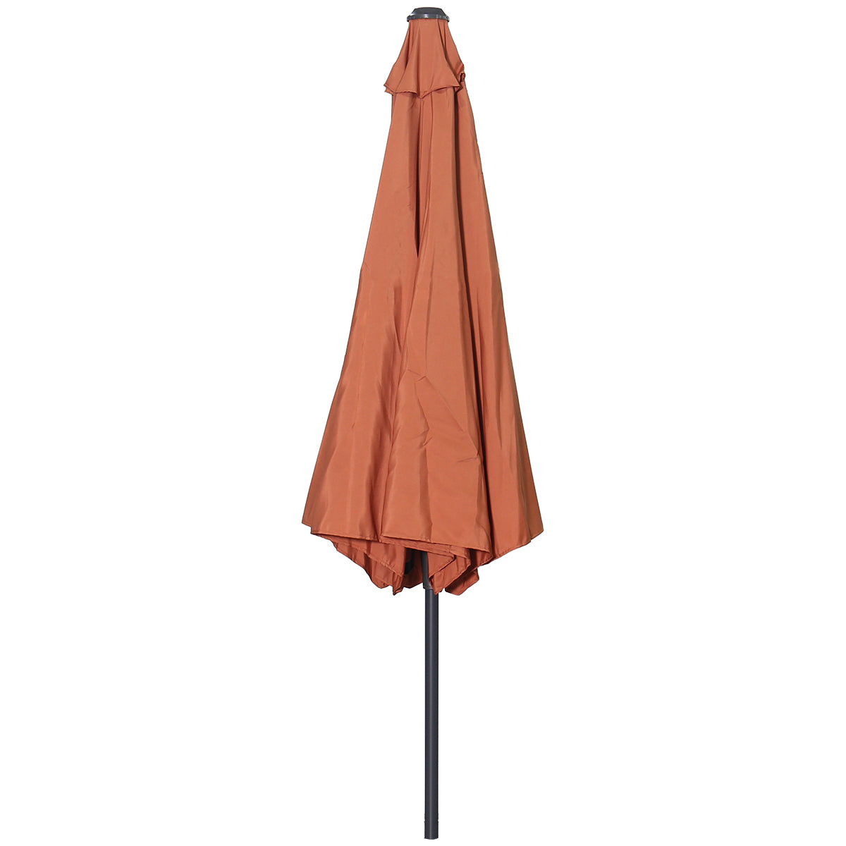 Lotus parasol - Ø300 cm - carbon black - koper – vtwonen shop