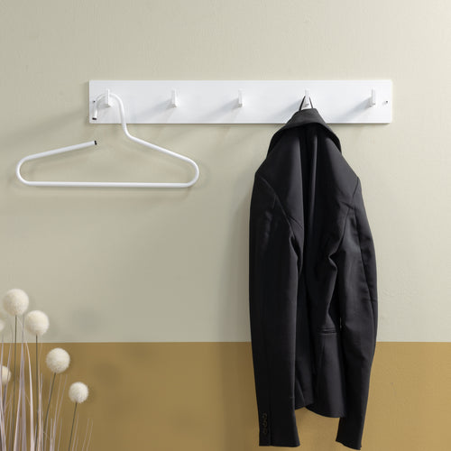 Spinder Design kapstok Leatherman 5 - Wit - 5 haken - vtwonen shop