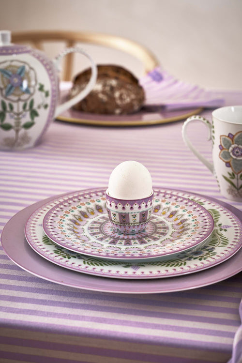 Pip Studio - Eierdopjes - Lily & Lotus - Moon Delight Multi - Lila - 4,7 cm - Set van 6