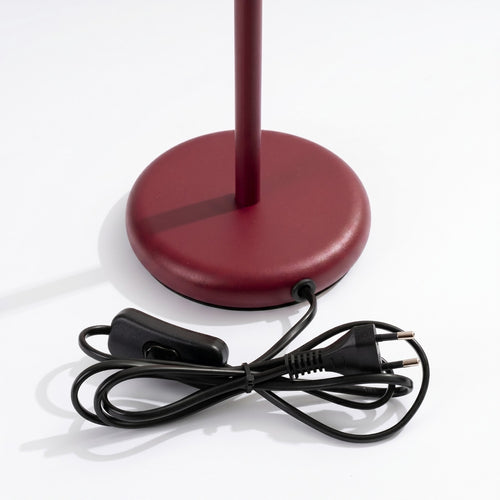 Sollux Lighting Tafellamp KARBON bordeaux - 14,5x19,5x43cm