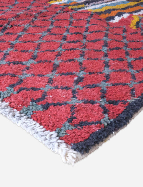 AFK Living vloerkleed Berber - handgemaakt - Wol - 125 x 362 cm