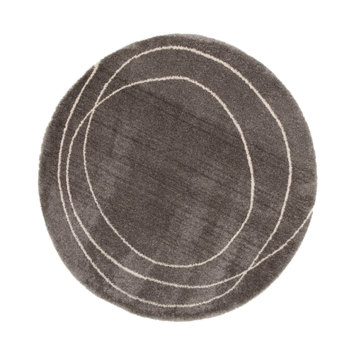 AFK Living vloerkleed Enso - zeer zacht - grijs - 160x160 cm