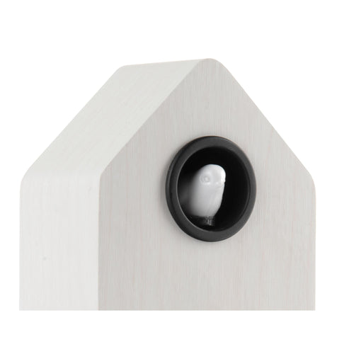 Karlsson wekker Cuckoo LED - wit - 6x9x15.3cm - vtwonen shop