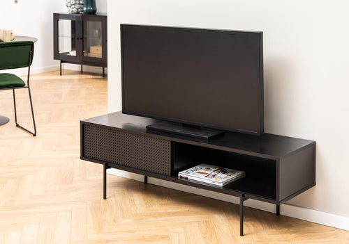 Rebellenclub TV-meubel Aarhus - Meubel Aarhus 140 cm - Zwart - vtwonen shop