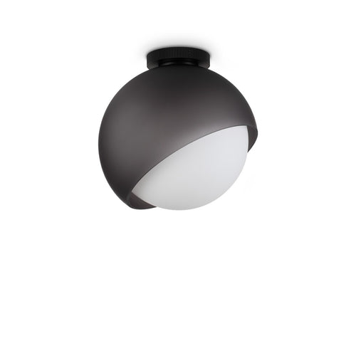 Ideal Lux BLOOM 30 cm bolvormige plafondlamp zwart 1x E27