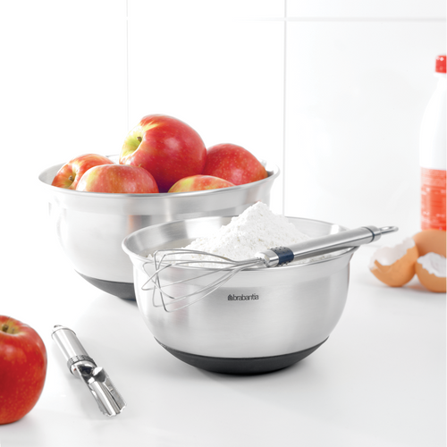 Brabantia Profile Mengkom met antislip bodem, 1,0 liter - Matt Steel