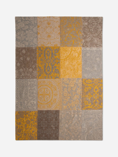 Vintage vloerkleed 8084 Yellow - Geel - 80 x 150 cm